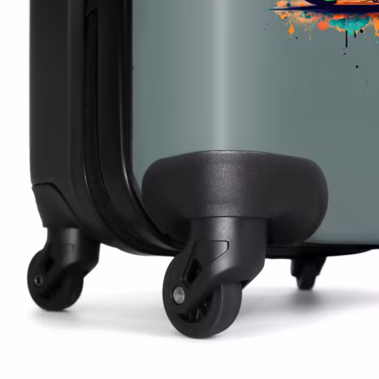 Valise avec nom - Roues effrayantes — 6