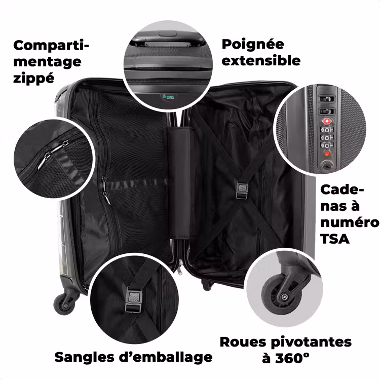 Valise avec nom - Simon le phoque — 3