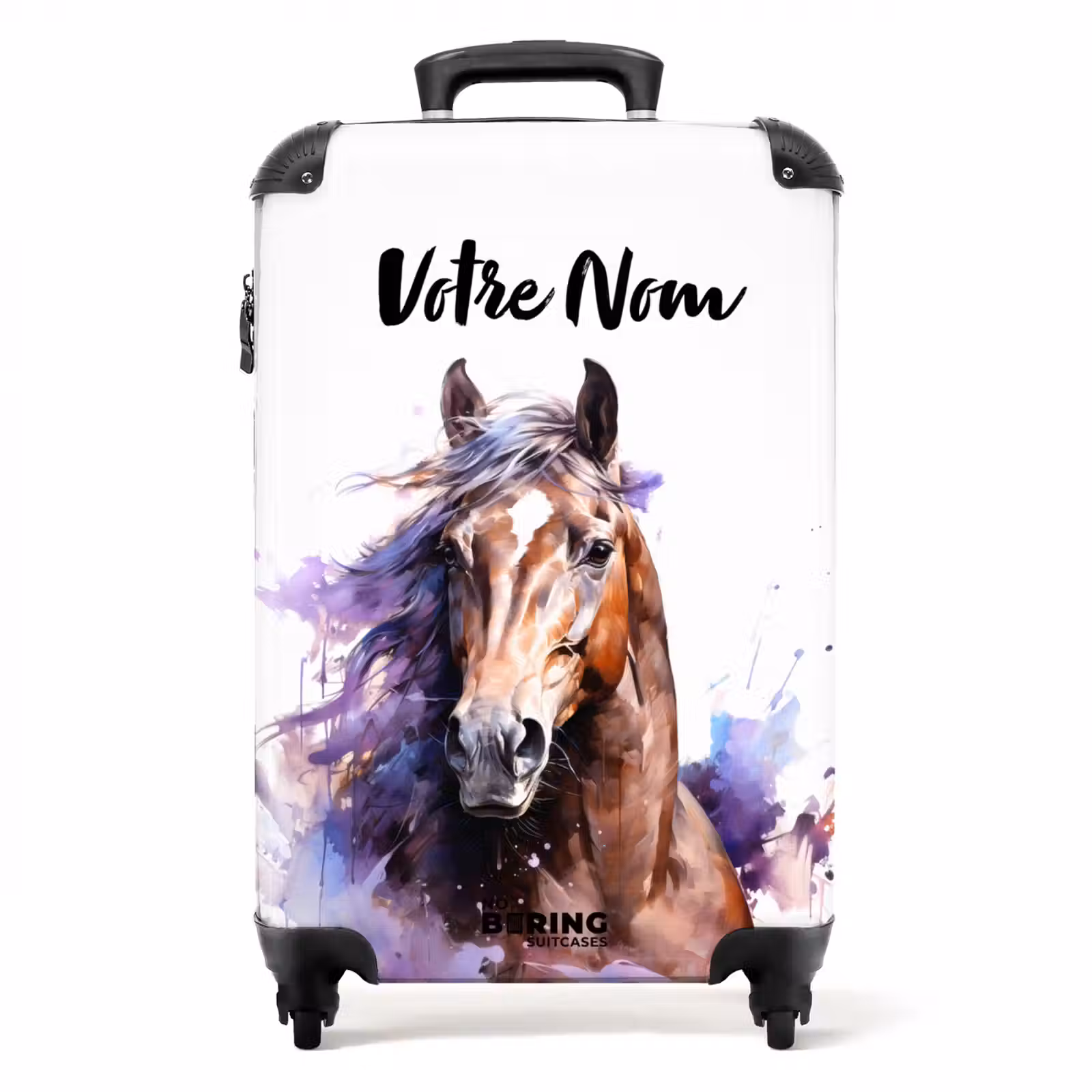 Valise avec nom - Lavande légère — 1