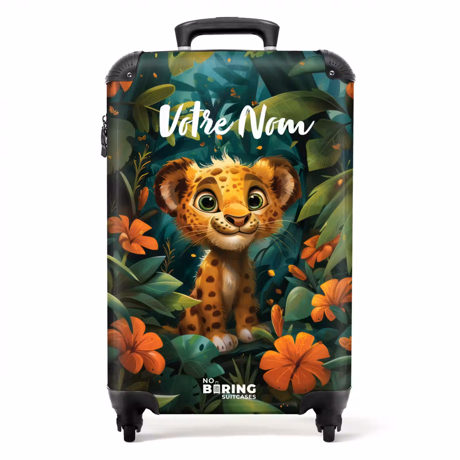 Valise avec nom - Louis le léopard — 1