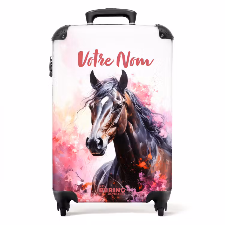 Valise avec nom - Aquarelle Ariane — 1