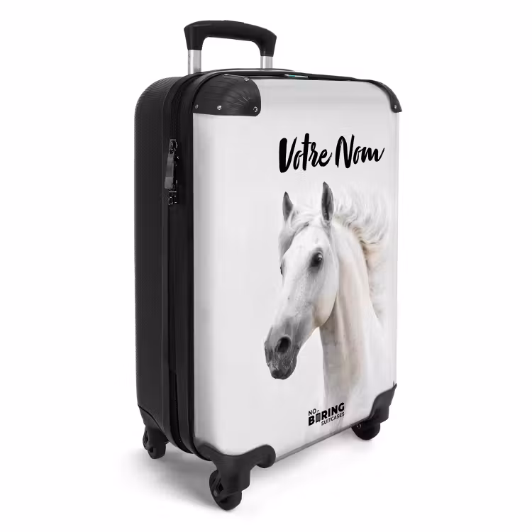 Valise avec nom - Bianco — 2