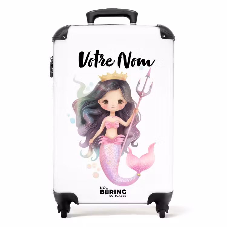 Valise avec nom - Camille la princesse corail — 1