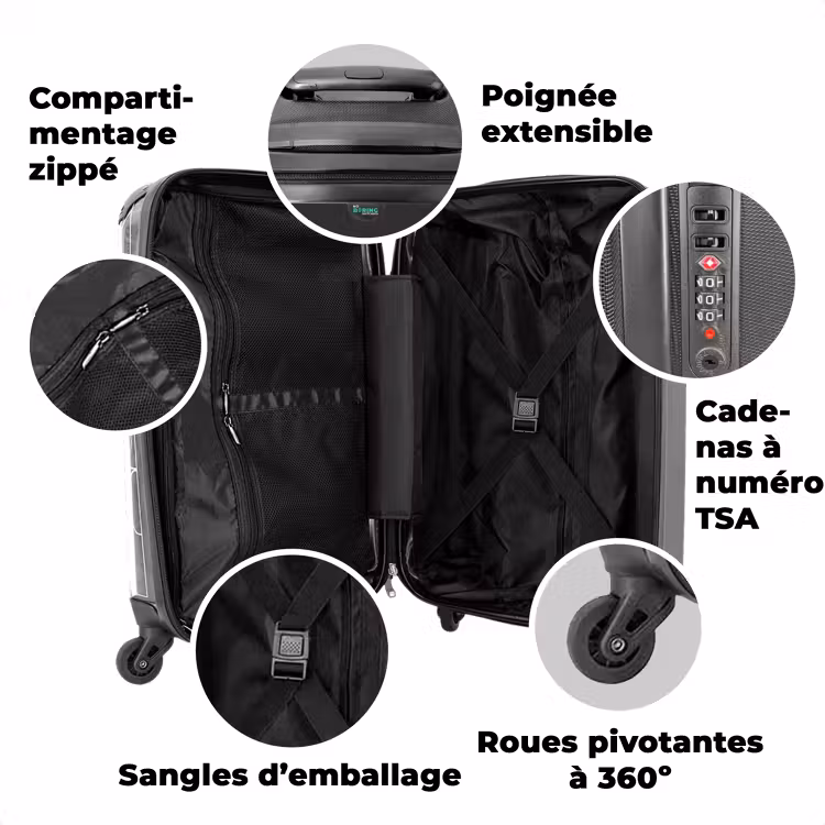 Valise avec nom - Camille la princesse corail — 3