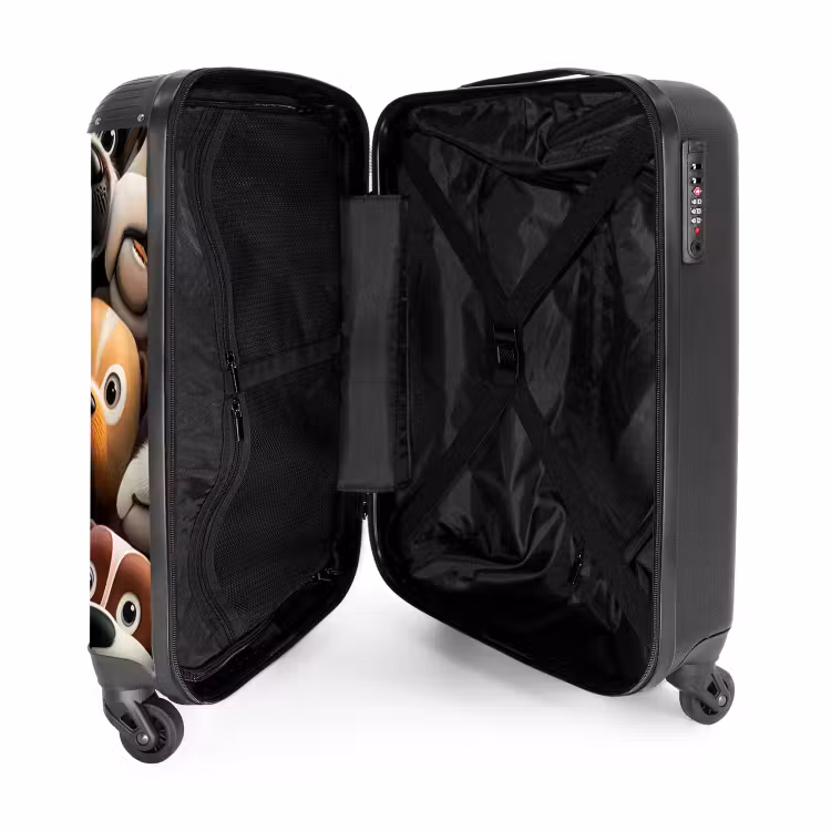 Valise avec nom - Chiots aboyants — 4