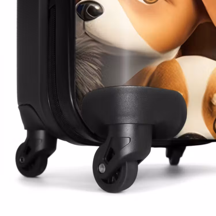 Valise avec nom - Chiots joyeux — 6