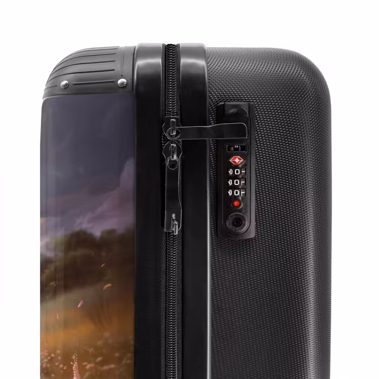 Valise avec nom - Corne de pintade pastel — 5