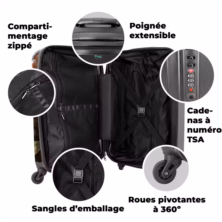 Valise avec nom - Flora l'oreille flottante — 3