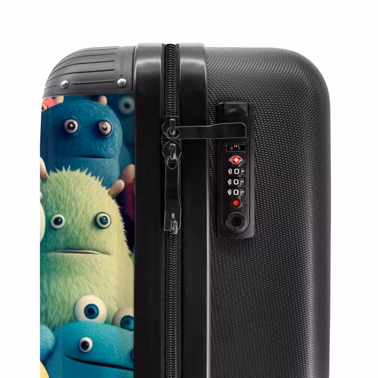 Valise avec nom - Foule de monstres — 5