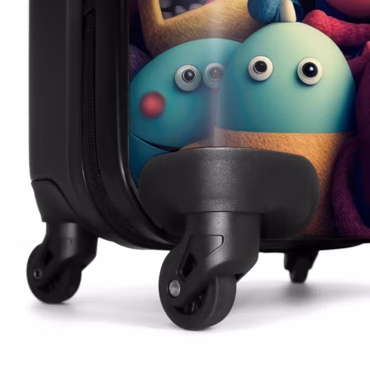 Valise avec nom - Foule de monstres — 6