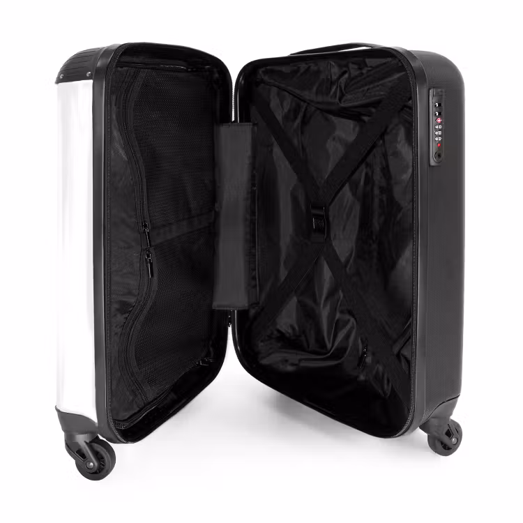 Valise avec nom - Glace arc-en-ciel Ruby — 4