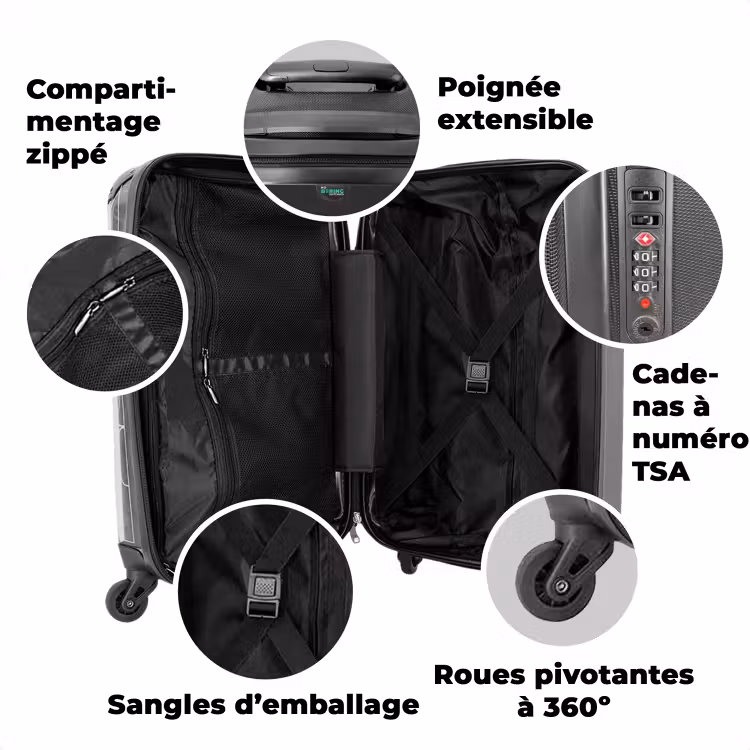 Valise avec nom - Grenouille Gabriel — 3