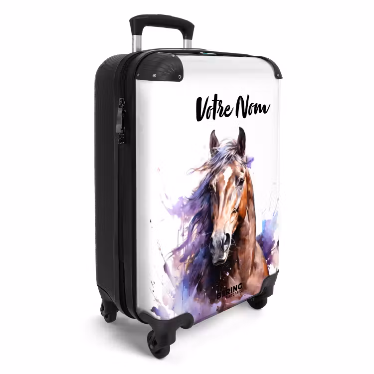 Valise avec nom - Lavande légère — 2