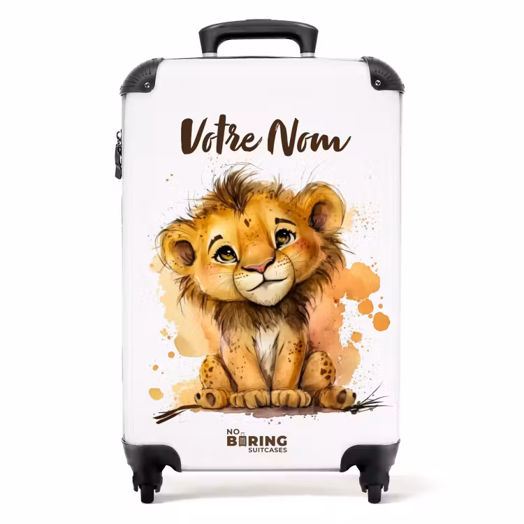 Valise avec nom - Lionceau Lio — 1