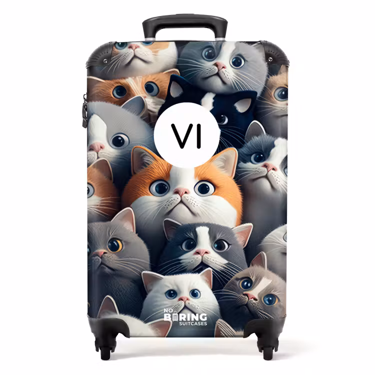 Valise avec nom - Museaux adorables — 1