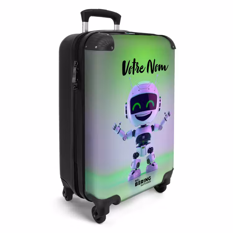 Valise avec nom - Nicolas néon — 2