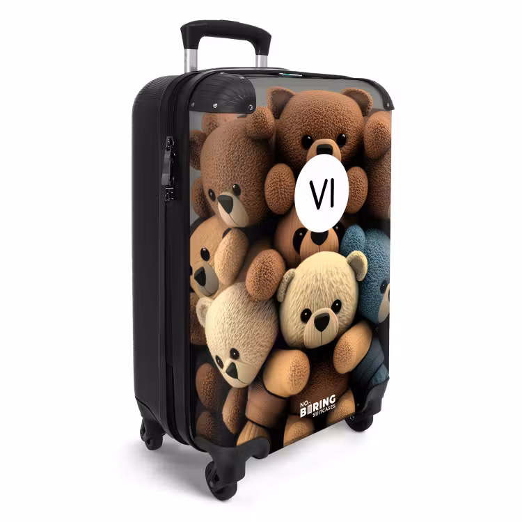 Valise avec nom - Ours câlins — 2