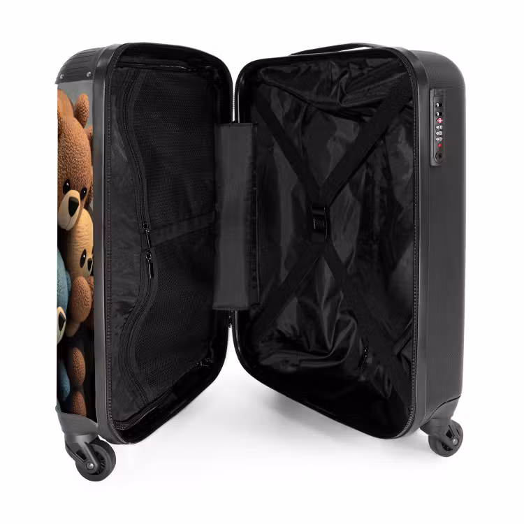 Valise avec nom - Ours câlins — 4