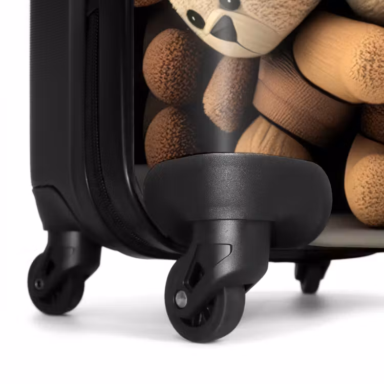 Valise avec nom - Ours câlins — 6