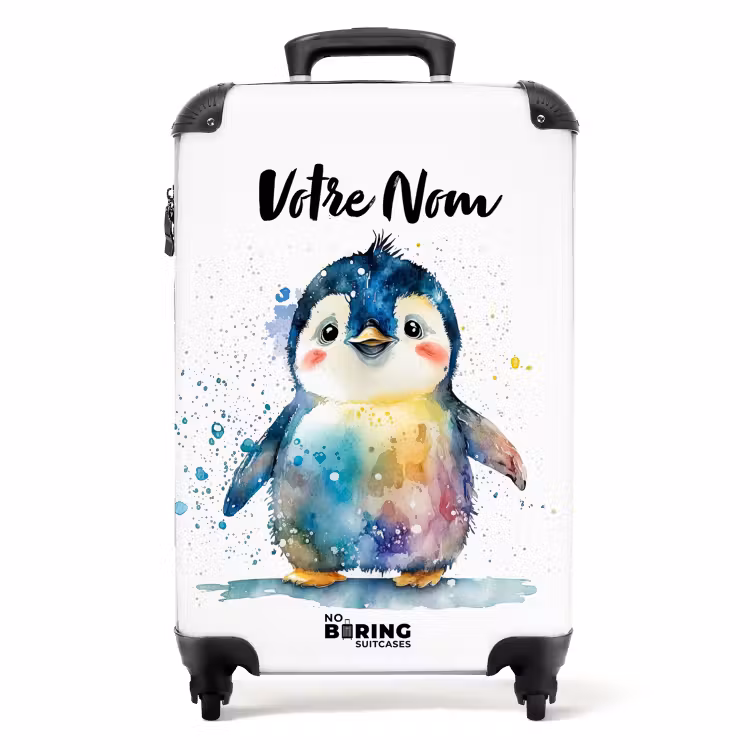 Valise avec nom - Picasso le pingouin — 1