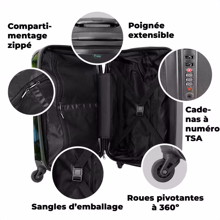 Valise avec nom - Samuel le singe — 3