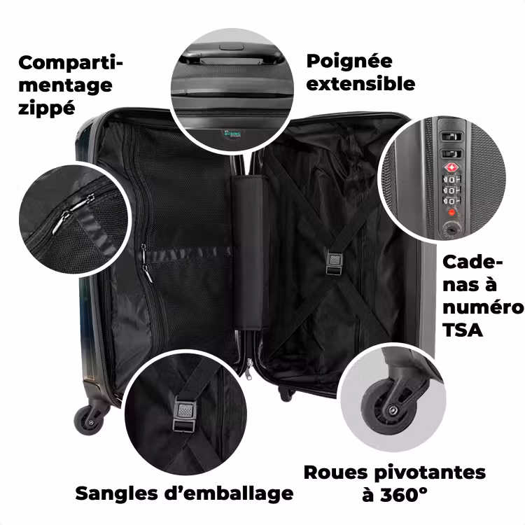 Valise avec nom - Sandrine — 3