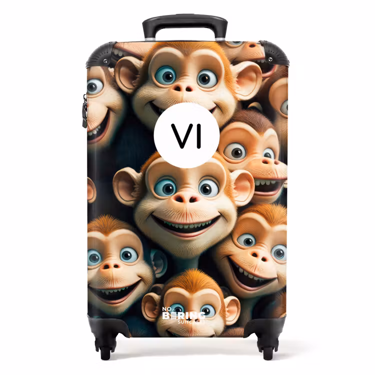 Valise avec nom - Singeries — 1