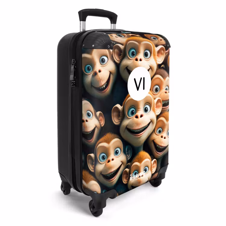 Valise avec nom - Singeries — 2