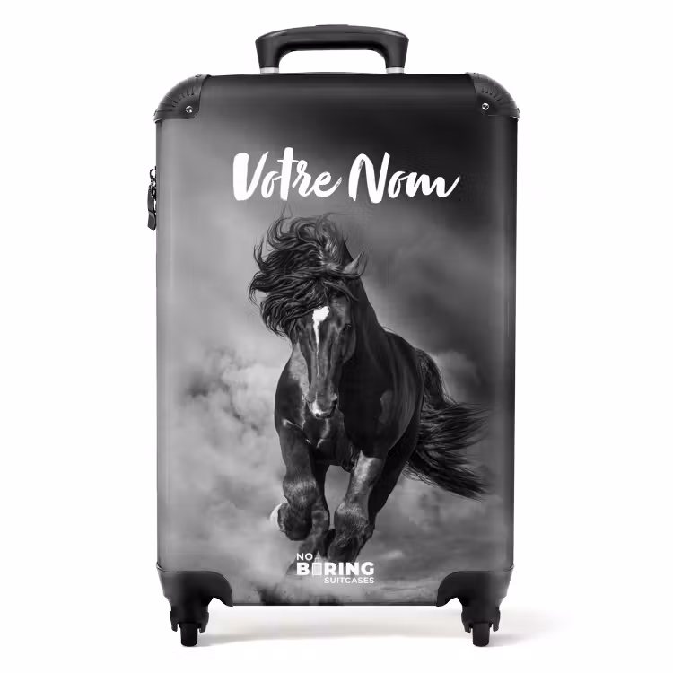 Valise avec nom - Stéphane le cheval tempête — 1