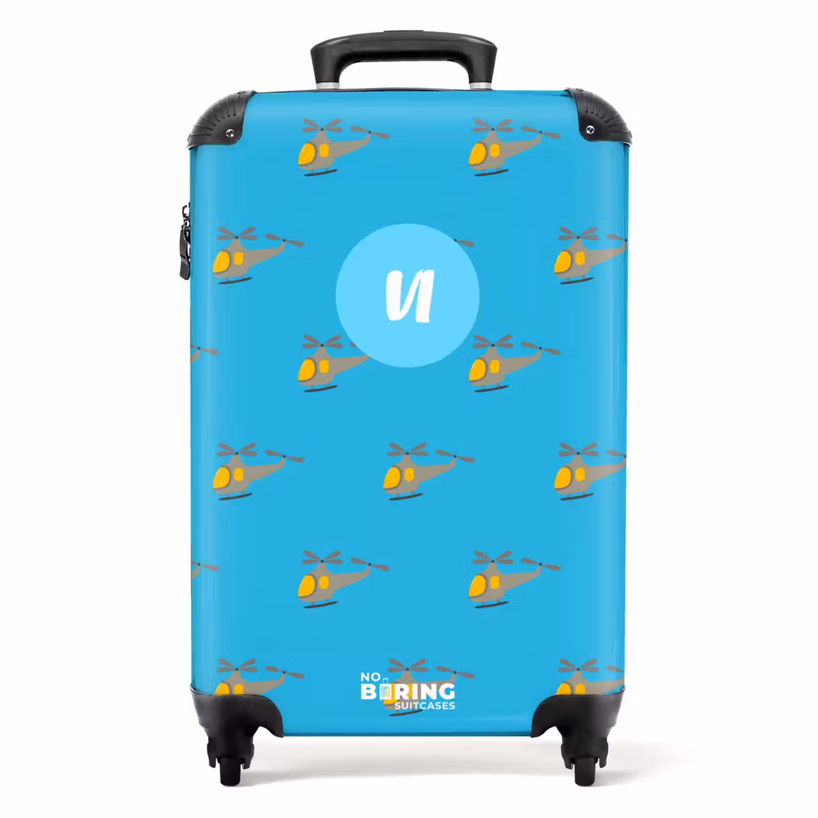 Valise avec nom - Hélicoptère en folie — 1
