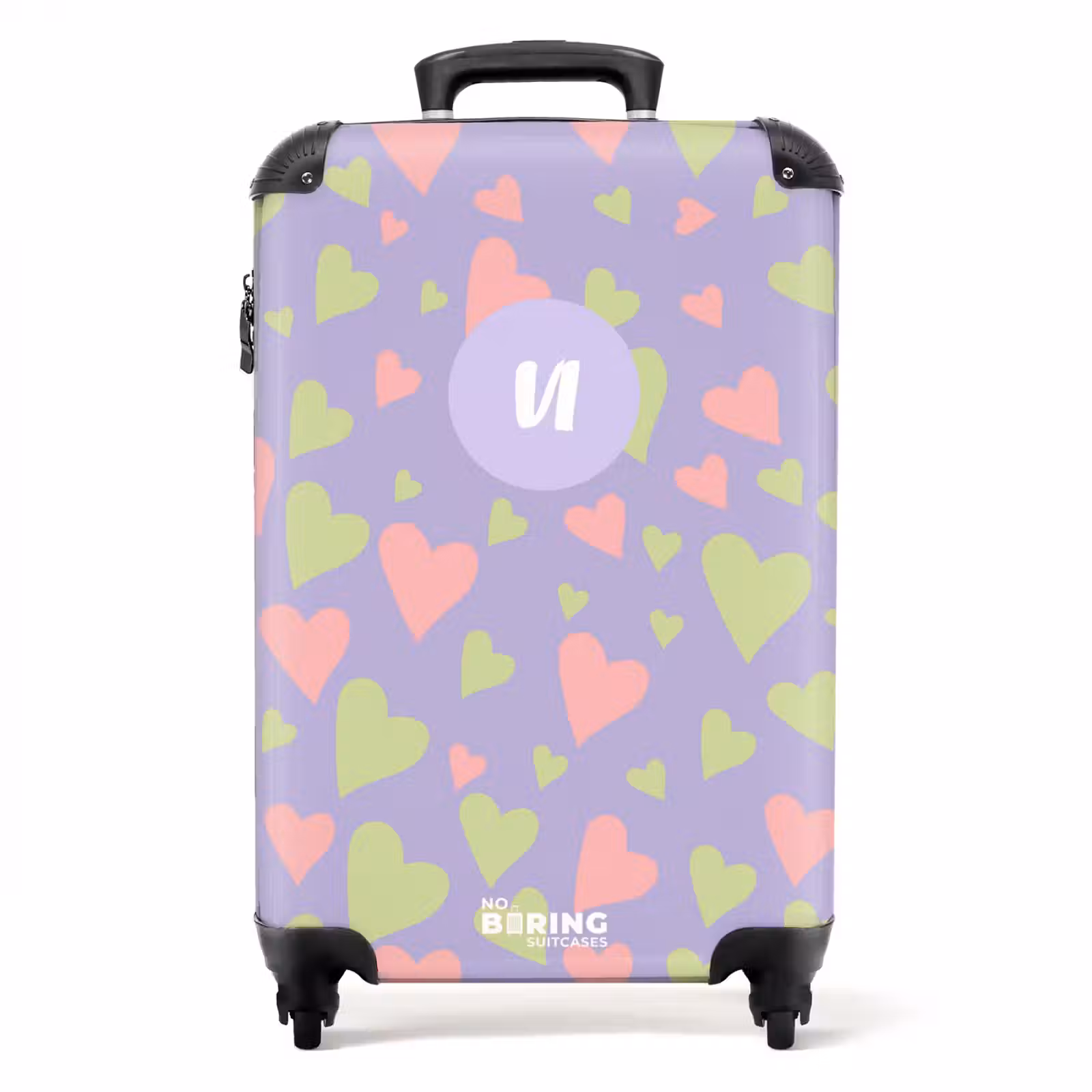 Valise avec nom - Joli lilas — 1