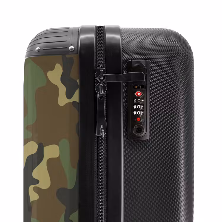 Valise - Camouflage vert avec couleur sable — 5
