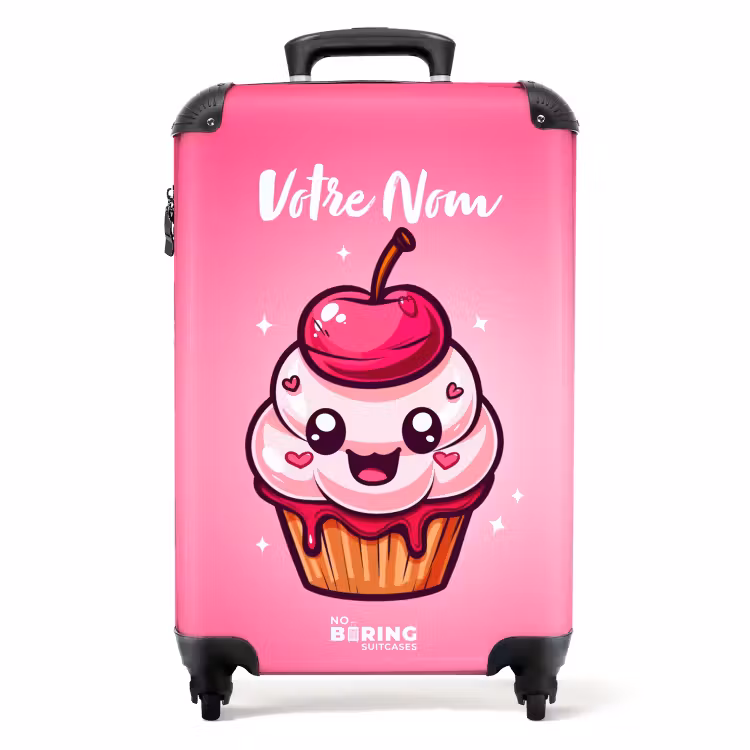Valise avec nom - Caroline Cupcake — 1