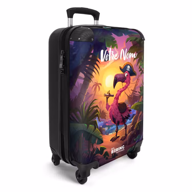 Valise avec nom - Fernand le flamant — 2