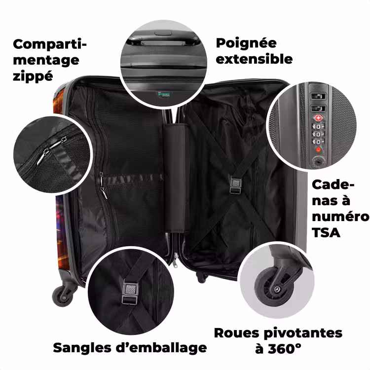 Valise avec nom - Guerrier chromatique — 3