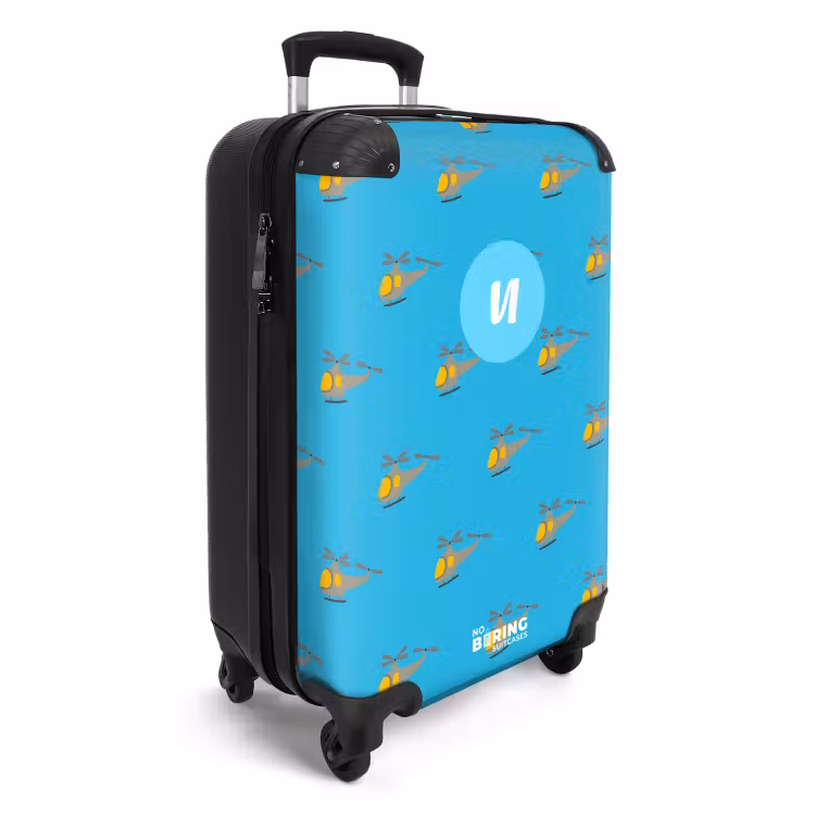 Valise avec nom - Hélicoptère en folie — 2