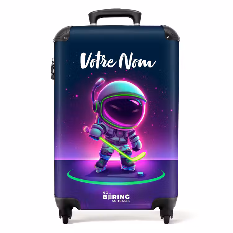 Valise avec nom - Hockey spatial — 1