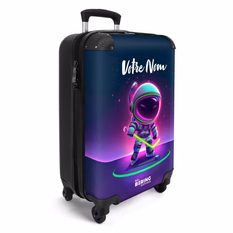 Valise avec nom - Hockey spatial — 2