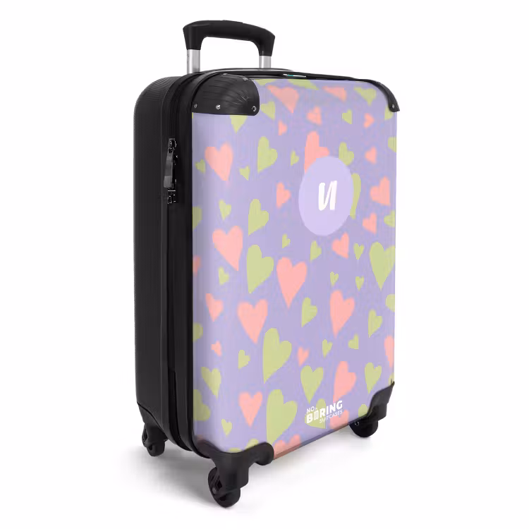 Valise avec nom - Joli lilas — 2