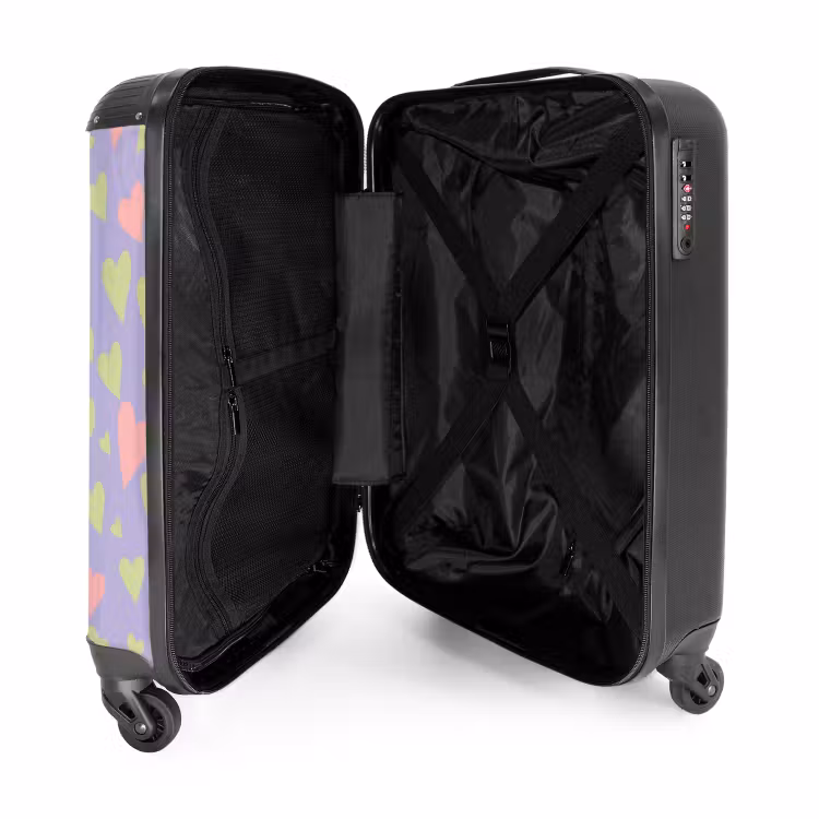 Valise avec nom - Joli lilas — 4