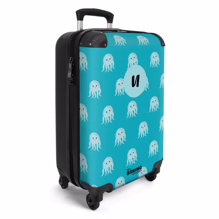 Valise avec nom - Jolies méduses — 2