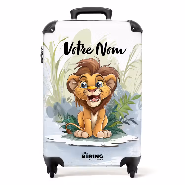 Valise avec nom - Léon le lionceau — 1