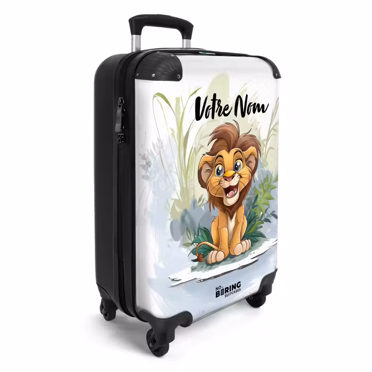 Valise avec nom - Léon le lionceau — 2