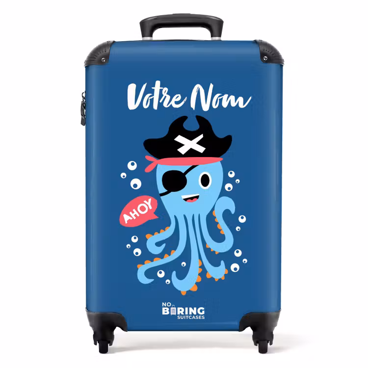 Valise avec nom - Octo-pirate — 1