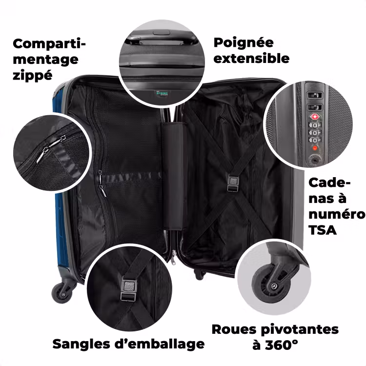 Valise avec nom - Octo-pirate — 3
