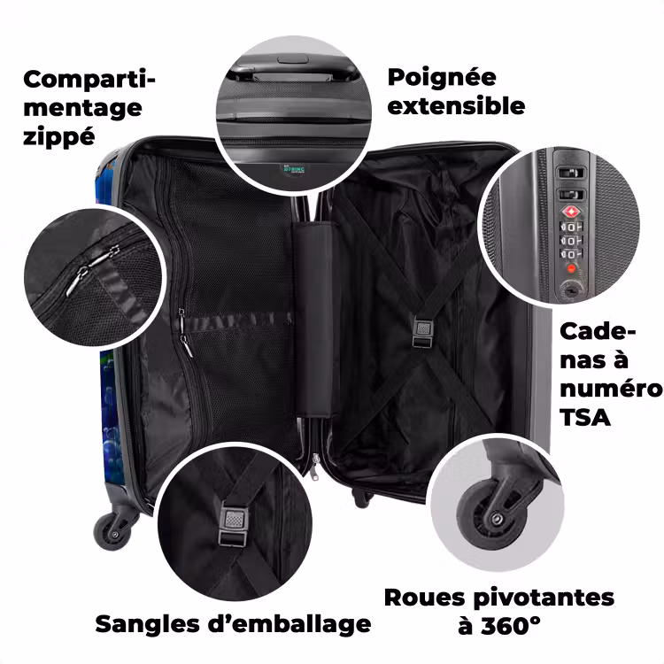Valise avec nom - Olivia sous-marine — 3