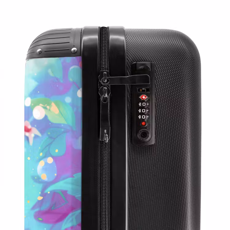 Valise avec nom - Papillon stupéfiant — 5