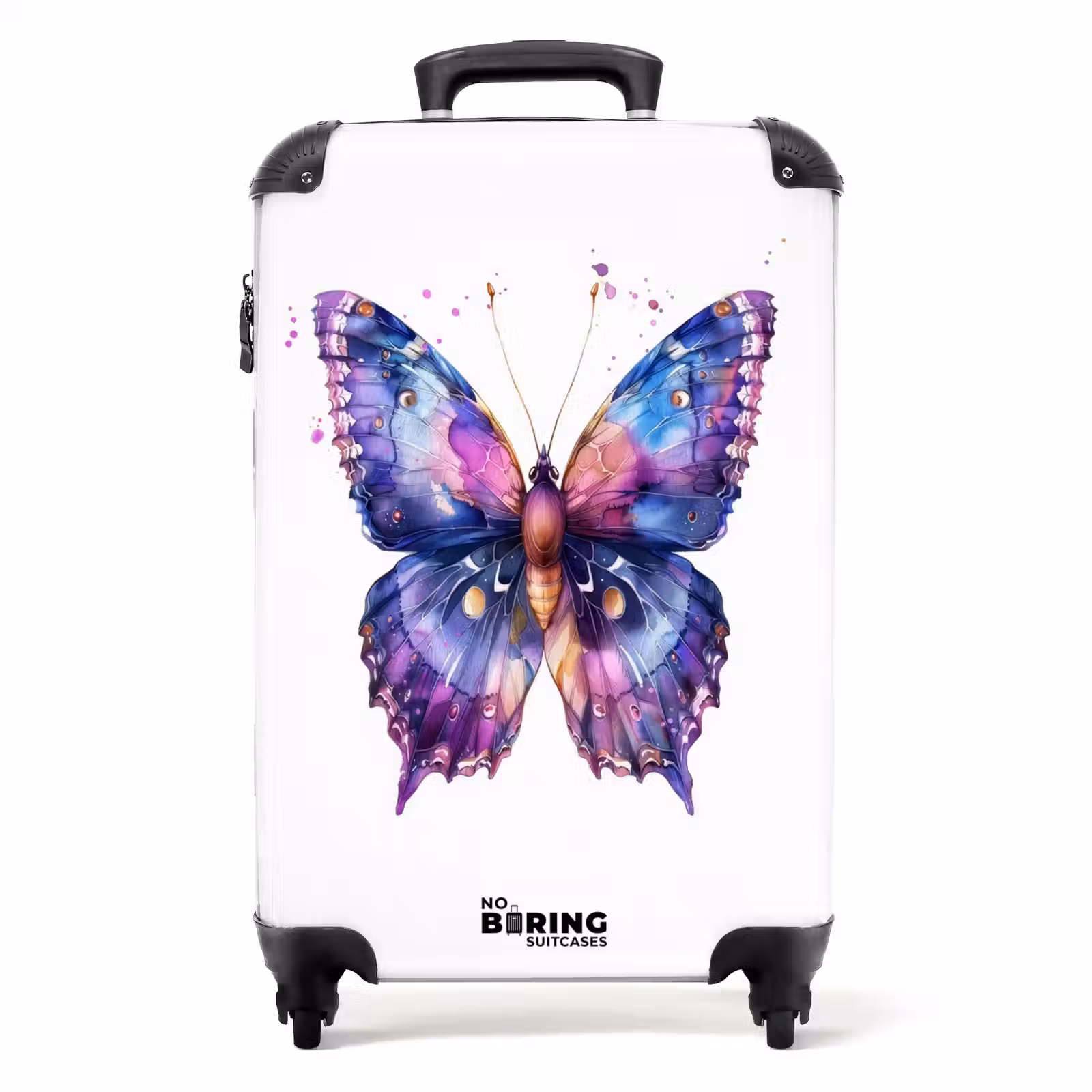 Valise - Papillon violet — 1