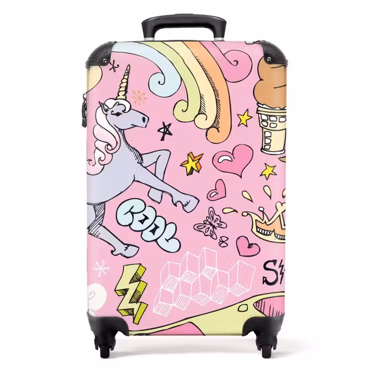 Valise - Gribouillis de licorne — 1