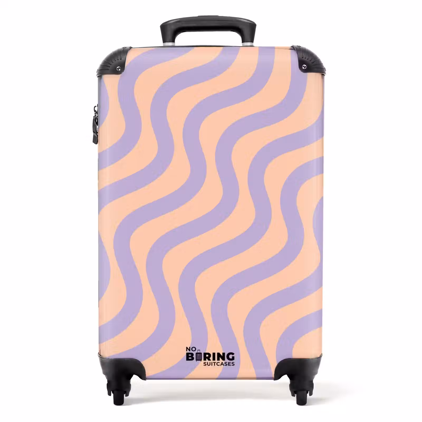 Valise - Abstrait - Dessin au trait violet — 1